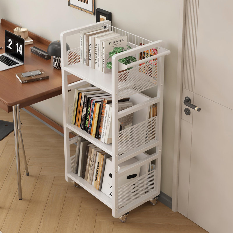 95cm H x 44cm W Book Cart, White