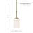 Wexton 1-Light 5” Wide Pendant-109594285-109594281