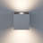 Qube Aluminium LED Flush Mounted Sconce-99452275-99282009