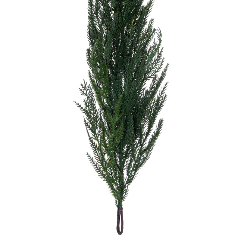 6' Green Soft Norfolk Pine Mix Garland