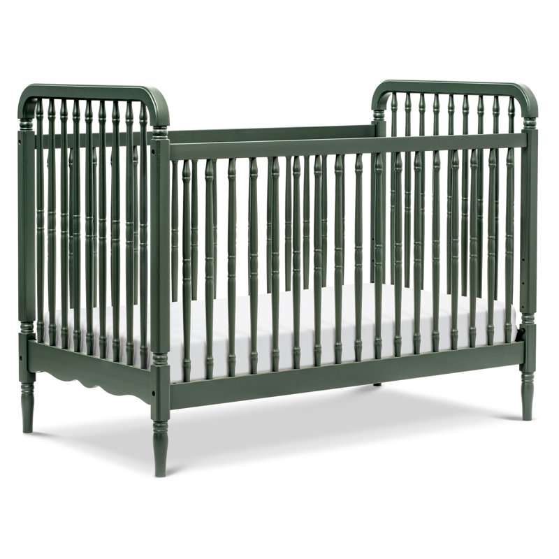Liberty 3-in-1 Convertible Spindle Crib, Forest Green