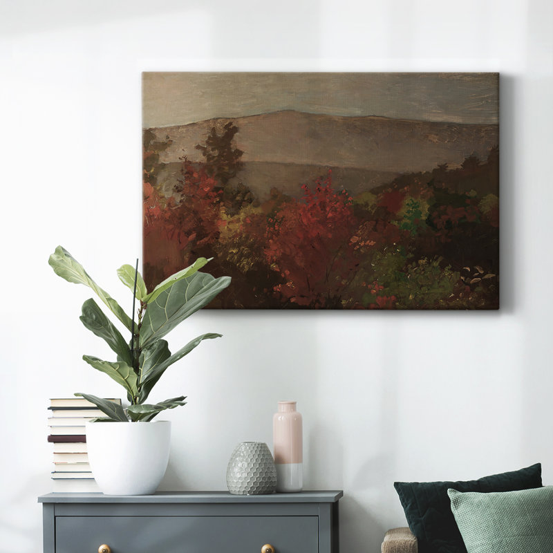 "Vintage Landscape" -CCCXXXI, reproduction d'art sur toile, H 25 po x l 37 po