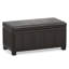 Repose-pieds rectangulaire avec rangement relevable Dover-1897544019