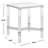 Mechille Glass Top End Table-1691327330
