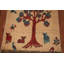 Tapis décoratif en laine Kazak