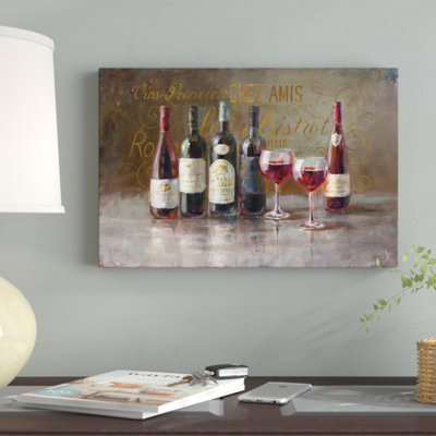 Bistro Reds by Danhui Nai - No Frame Print on Canvas
