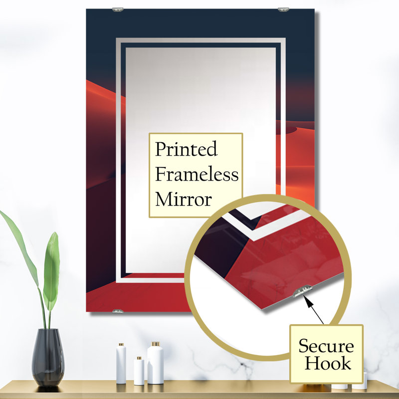 Veschi - Miroir mural désert MIR140754, 40 po x 30 po