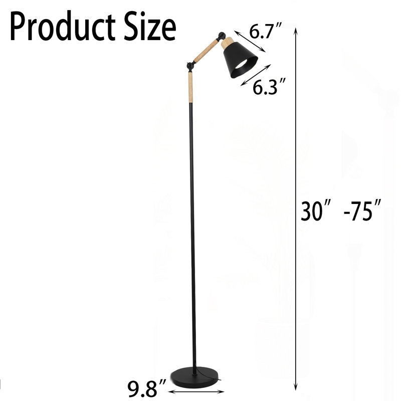 Cleodel 75'' LED Arched Floor Lamp