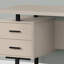 Bureau d'ordinateur à configuration à gauche ou à droite avec tiroirs de rangement pour le bureau personnel Jazarian-110922863-55638274-39211112