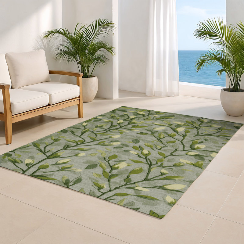 Tapis d'intérieur et d'extérieur brun Nature, Rectangulaire 2 pi x 3 pi
