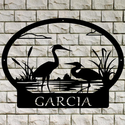 Décoration murale monogramme Crane