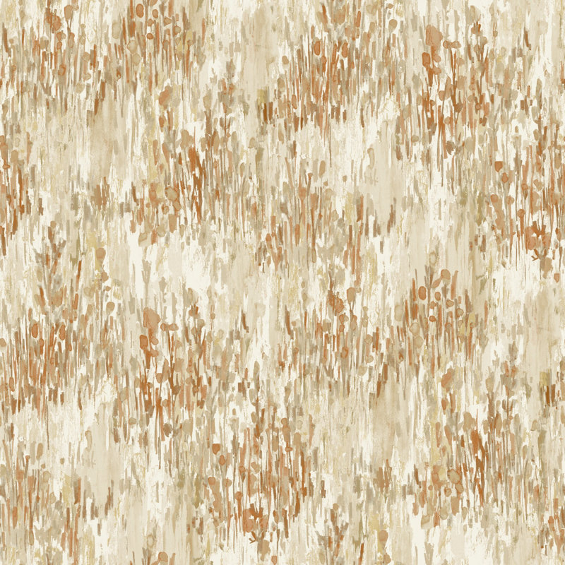 Inia Collection Abstract Ethnic All-over Wallpaper Roll, Red