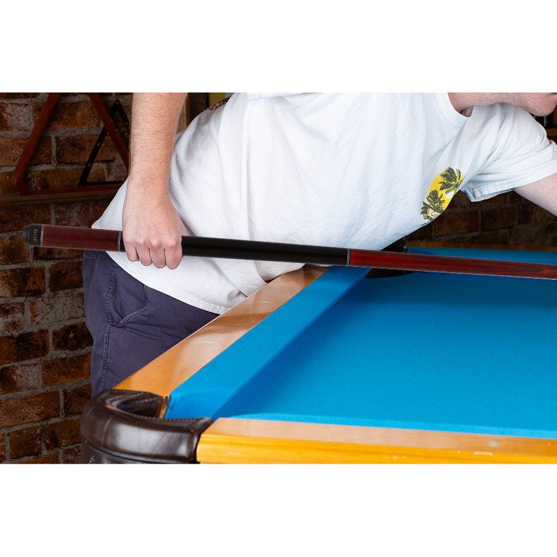 4'11" Prestige Pool Cue, 21 oz, Black Burgundy