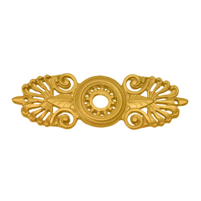 Oracle medium elongated escutcheonin Antique Brass