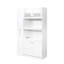 Armoire de cuisine polyvalente de style campagnard avec tablettes à plusieurs niveaux pour un rangement efficace