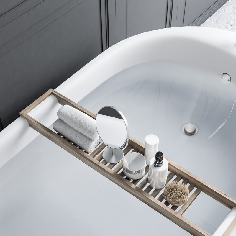 Toe Tap Bath Drain in Satin Nickel, Polished Chrome