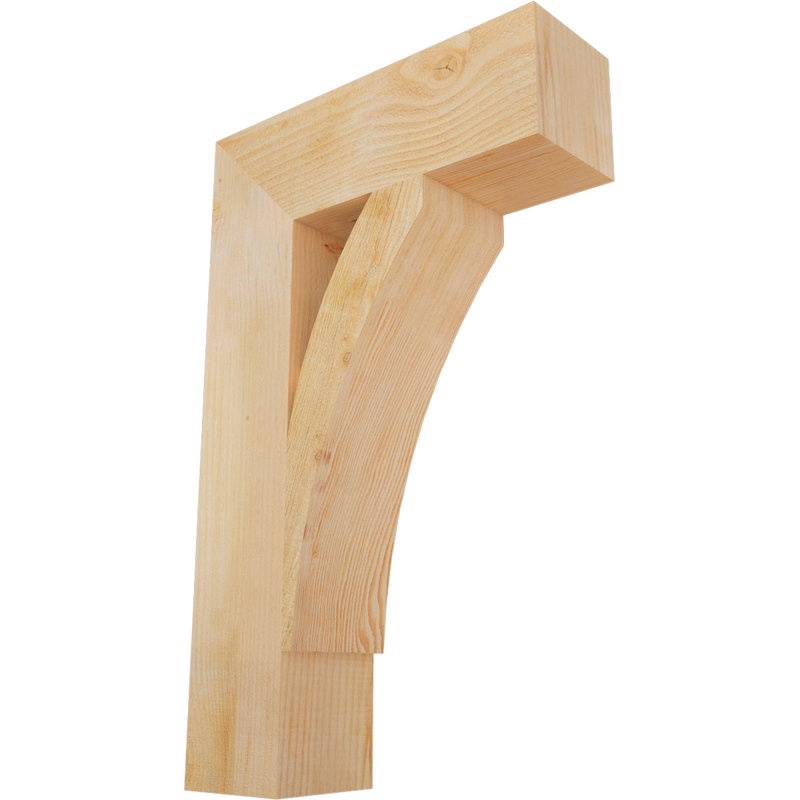 Support de bloc Thorton, Douglas (sciage brut), H 32 po x l 6 po x P 20 po