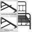 Structure de lit Classic Classic - structure de lit simple avec tête de lit, structure stable et sans sommier, pour rangement sous le lit, noir-1438471430