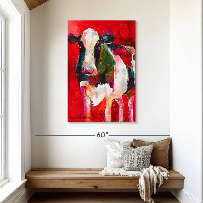 Brampt Cow V, 45" H x 30" W