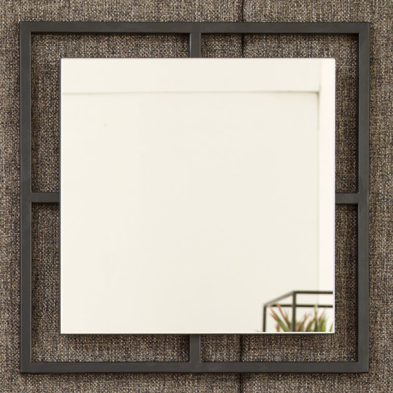 Metal Flat Wall Mirror