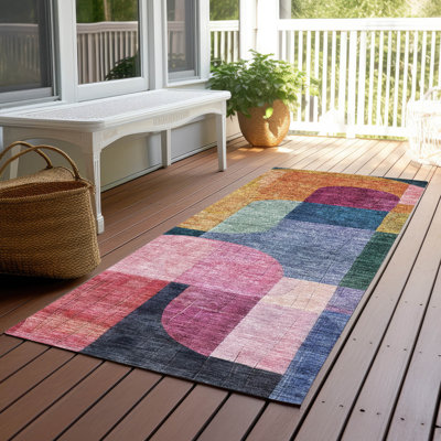 Tapis intérieur / extérieur vert Milo 