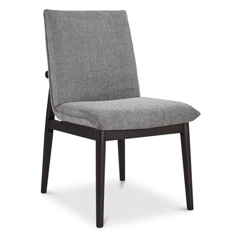 Arawn Upholstered Dining Chair, Dark Grey
