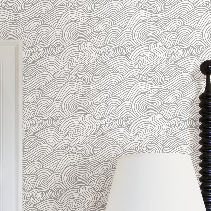 Ryker Wallpaper Double Roll, Gray