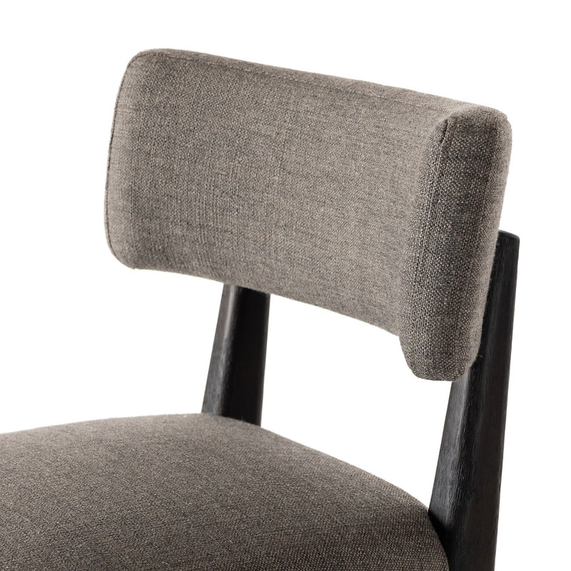 Cardell Swivel Stool, Alcala Nickel Polyester Blend/Burnt, Counter Stool (27" Seat Height)