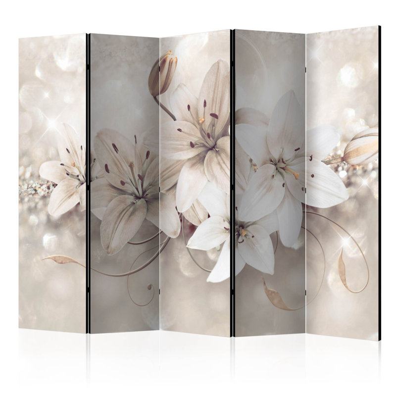 172cm H Solid Wood Folding Room Divider, 5