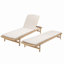 Chaise longue avec coussin Mallacia