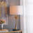 Leaf Lamp with Marble Base
