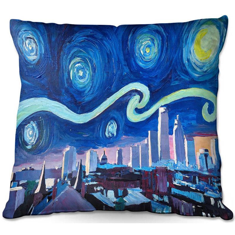  Coussin décoratif Couch Starry Night, 18 po x 18 po