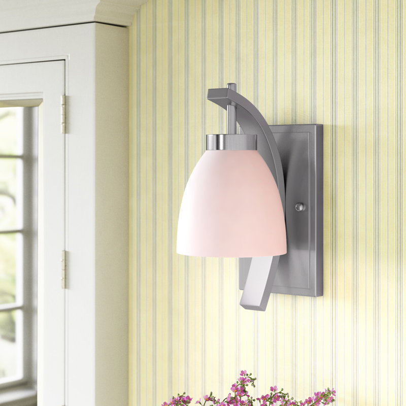 Feeley Dimmable Bath Sconce, Brushed Nickel