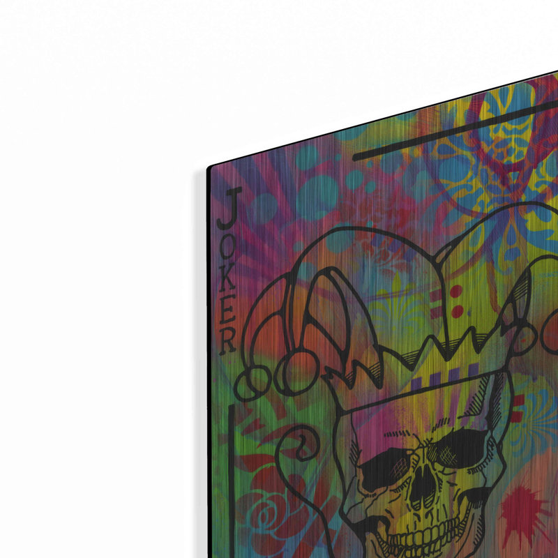 «Jokers Wild» par Dean Russo, art mural en métal, H 16 po x l 12 po