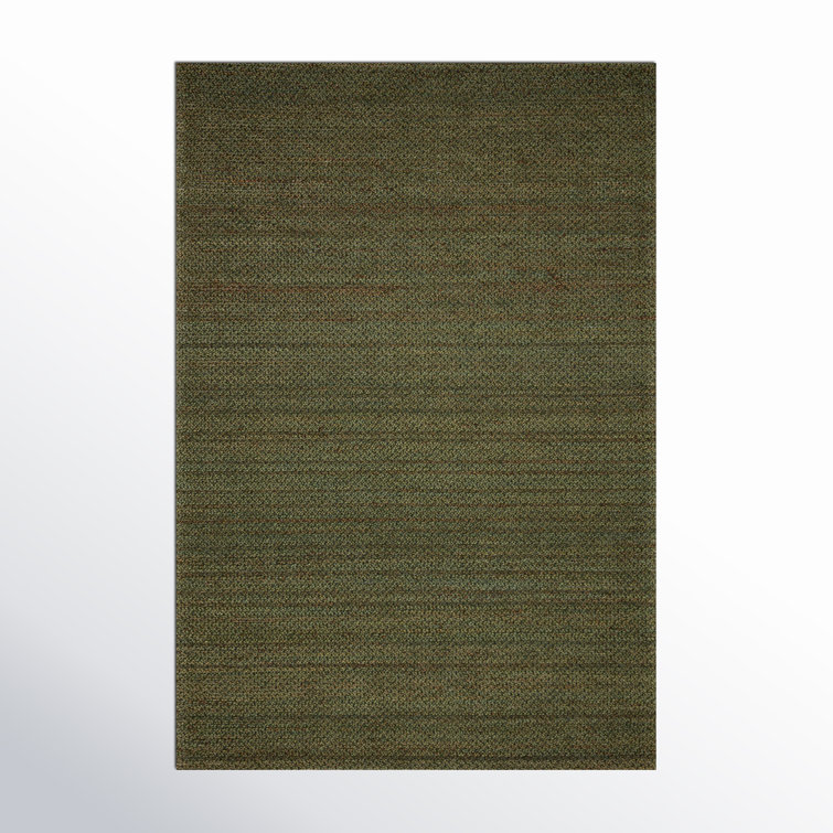 Abisai Handmade Jute / Sisal Green Rug