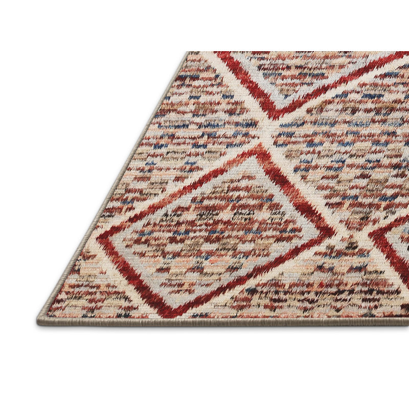 Tapis brun/gris zone contemporaine, Rectangle 5 pi x 7 pi