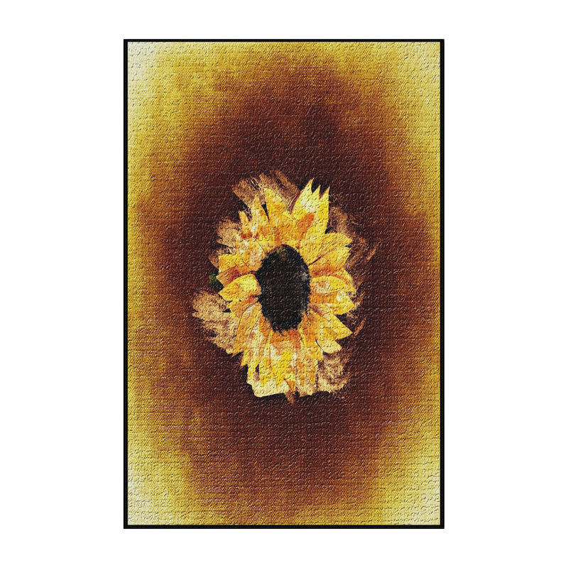 Tapis jaune tournesol, Rectangle 2 pi x 4 pi