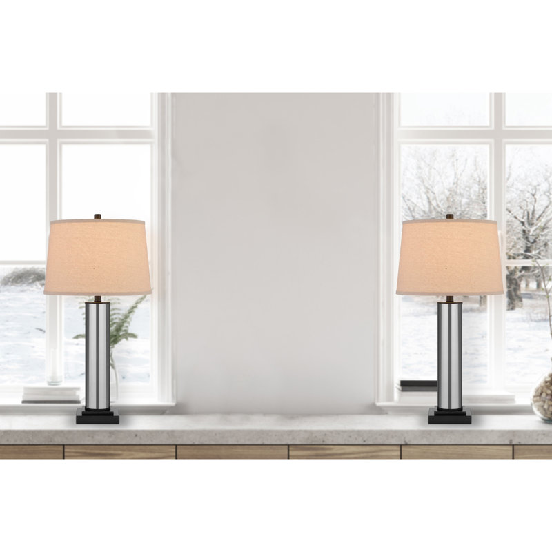 Lampe de table en verre Dzeneta