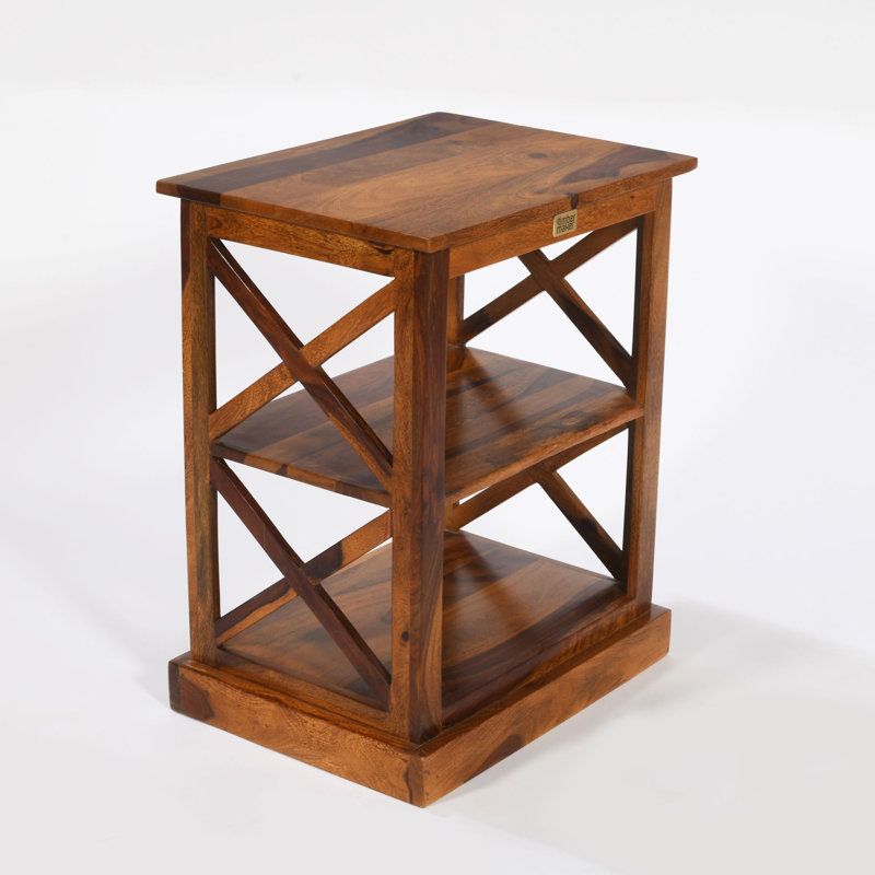 50cm W Solid Wood Bedside Table