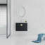 Meuble-lavabo simple 23,8 po avec lavabo en noir
