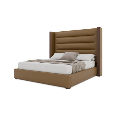 Dipson Upholstered Wingback Bed
