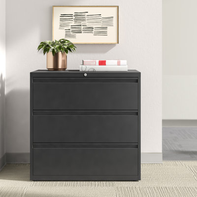 Harietta 42'' Wide 3 -Drawer Steel File Cabinet