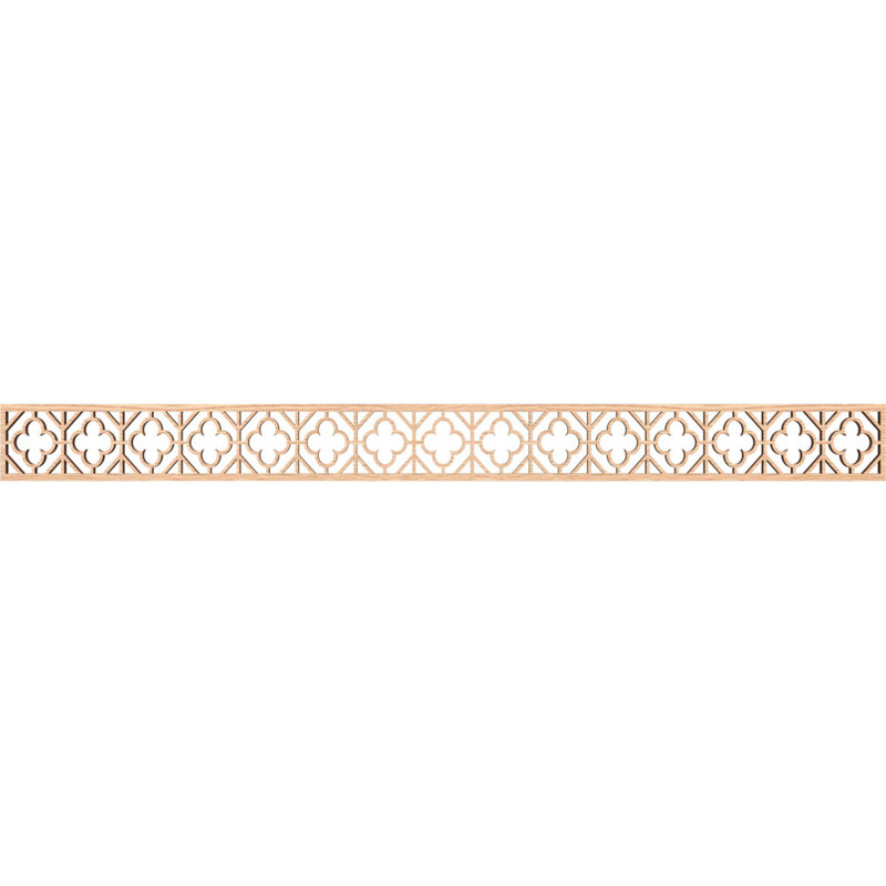 Moulure Hazelton, Chêne rouge, H 4 po x l 46,375 po x P 0,375 po
