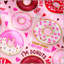 Puff-Puff 3 Foot Rounded Bean Bag, Pink Donut Print, Soft High-Density Foam For Ultimate Comfort And Style