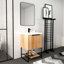 Meuble-lavabo autoportant avec lavabo en résine-1895724949