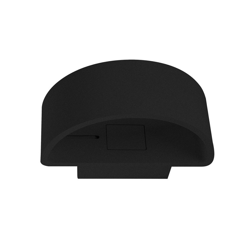 Thielsen 6.5cm H Outdoor Armed Sconce, Black
