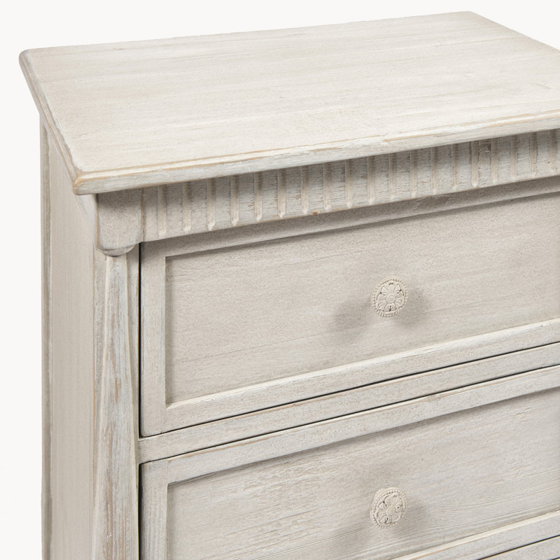 Maltby Solid Wood 68cm W 3 - Drawer Chest of Drawers