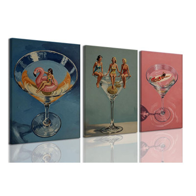 3 Piece Wrapped Canvas Print