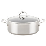 Circulon Steelshield 7.5 qt Nonstick Stainless Steel Stock Pot with Lid