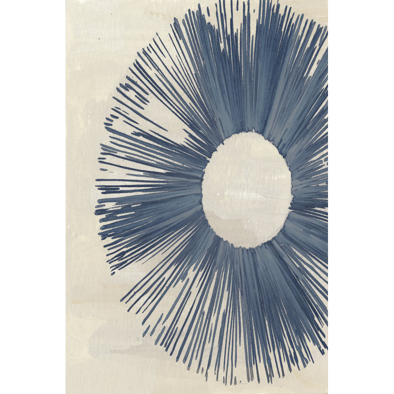 Blue Burst I by Melissa Wang - Painting Print, 30cm H x 20cm W, Wrapped Canvas